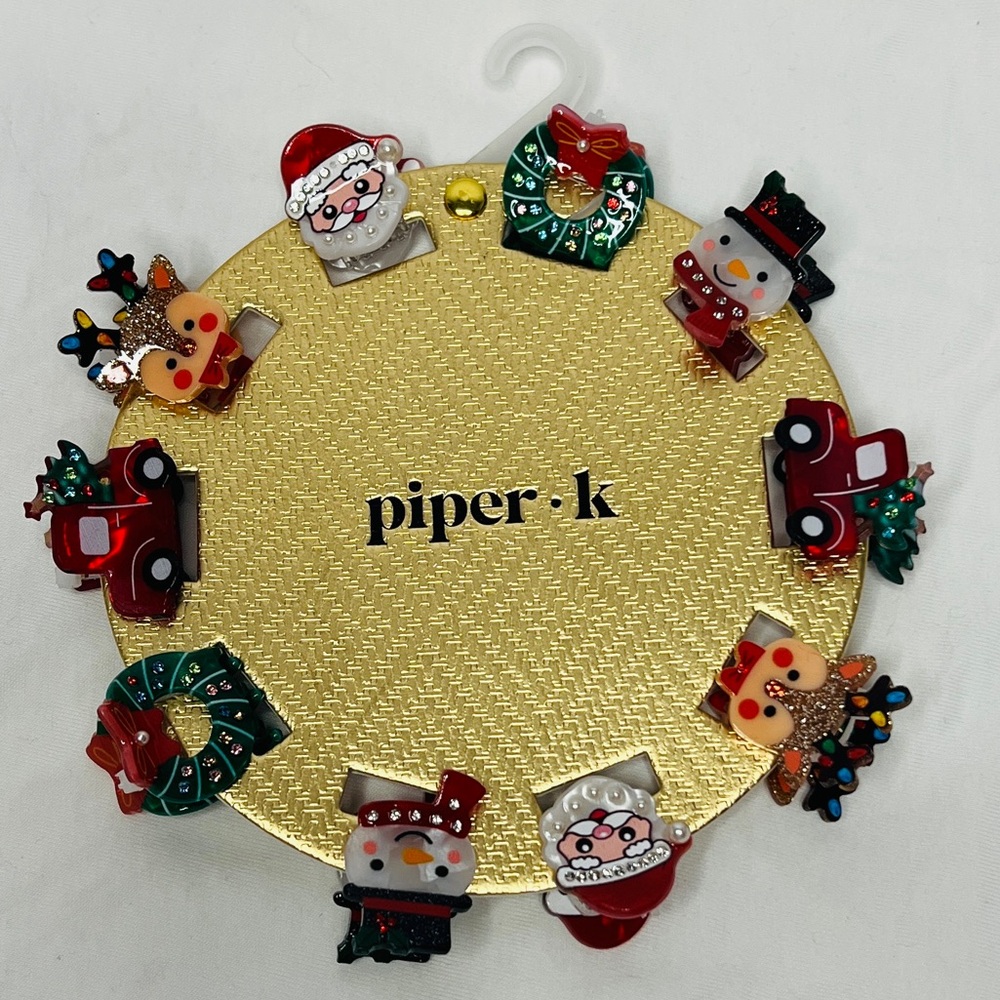 Piper K Viral Holiday Hair Clips Set NEW!